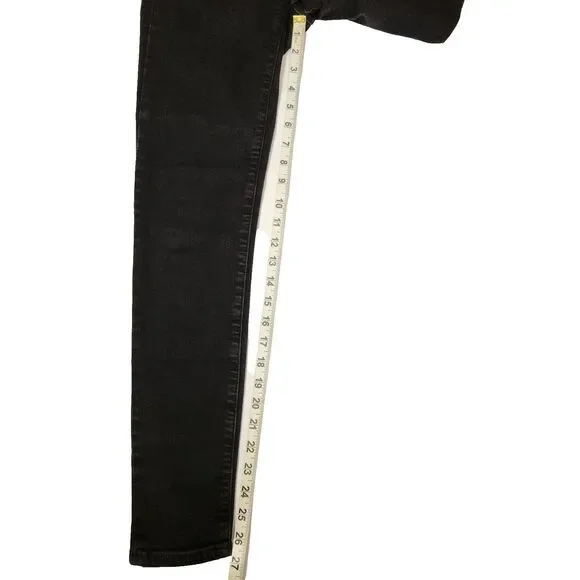 Madewell Roadtripper Bennet Black Skinny Jeans Women's Size 25 - Picture 3 of 8